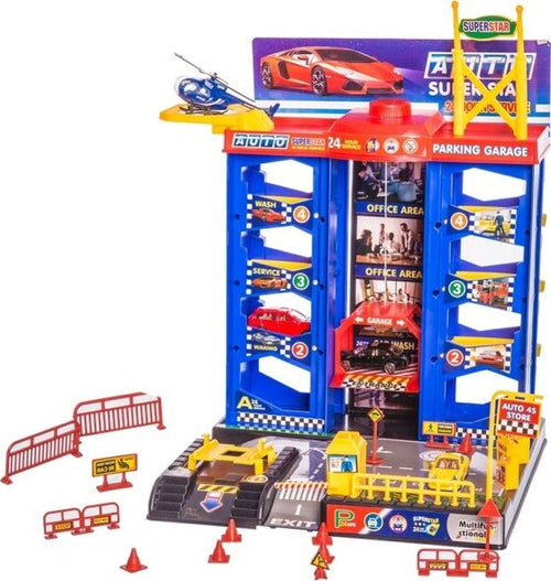 Maxi Garage 4 Livelli Con Parcheggio Ascensore Pitstop E 4 Macchinine In Metallo Giochi e giocattoli/Personaggi giocattolo/Edifici e scenari/Garage Trade Shop italia - Napoli, Commerciovirtuoso.it
