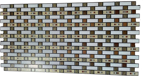 MAXI Pannelli 3D HI-RES Rivestimento a parete in PVC - MATTONCINI ORO - Realistici e isolanti. Casa e cucina/Decorazioni per interni/Decorazioni cameretta ragazzi/Decorazioni a parete Eternal Parquet - Ariano Irpino, Commerciovirtuoso.it