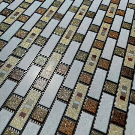 MAXI Pannelli 3D HI-RES Rivestimento a parete in PVC - MATTONCINI ORO - Realistici e isolanti. Casa e cucina/Decorazioni per interni/Decorazioni cameretta ragazzi/Decorazioni a parete Eternal Parquet - Ariano Irpino, Commerciovirtuoso.it