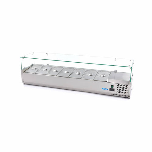 Vetrina Refrigerata Portacondimenti - 160cm - adatto a 7 x 1/3 GN