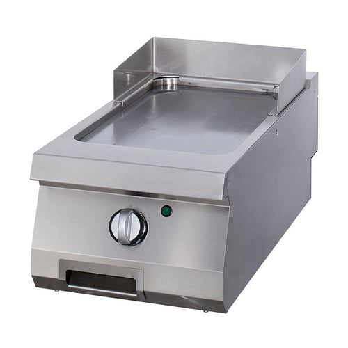 Heavy Duty Piastra - Liscio - Unità Singola - Profondità 70cm - Elettrico