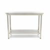 Tavolo in Acciaio Inox - 180 x 70cm - Altezza Regolabile