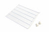 Shelf Showcase Incl. 2 Clips White for Refigurated Display Case 235L