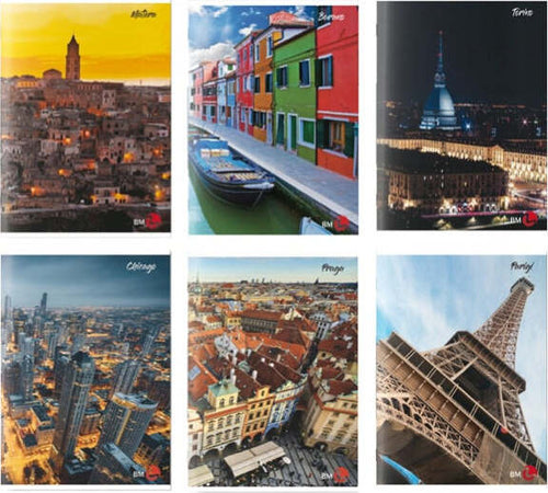 Maxiquaderno CittA' fantasia - A4 - 42 fogli - 80gr - 5mm con margine - BM [multipack] 10 pezzi Cancelleria e prodotti per ufficio/Scuola e materiale didattico/Materiale scolastico/Diari quaderni e block notes Eurocartuccia - Pavullo, Commerciovirtuoso.it