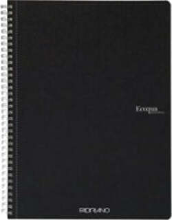 Maxiquaderno EcoQua original - spiralato - A4 - 90 gr - 5 mm - 70 fogli - nero - Fabriano [multipack] 5 pezzi Cancelleria e prodotti per ufficio/Scuola e materiale didattico/Materiale scolastico/Diari quaderni e block notes Eurocartuccia - Pavullo, Commerciovirtuoso.it