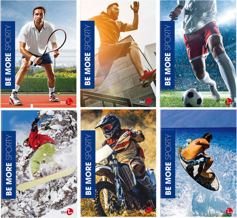 Maxiquaderno Sporty Be More Special 2021 - A4 - 36 + 2 fogli - 1 rigo c-margine - 100 gr - BM [multipack] 10 pezzi Cancelleria e prodotti per ufficio/Scuola e materiale didattico/Materiale scolastico/Diari quaderni e block notes Eurocartuccia - Pavullo, Commerciovirtuoso.it