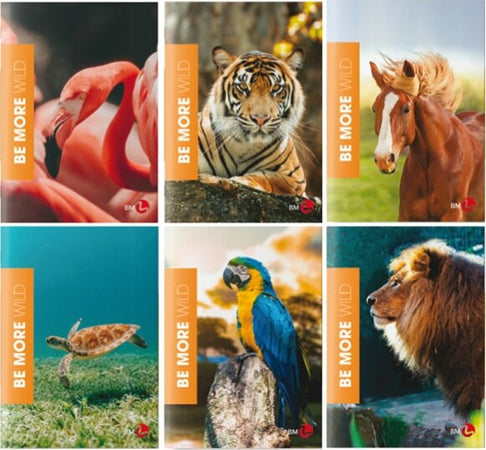 Maxiquaderno Wild be more special - A4 - 36+2 fogli - 100gr - 5mm - BM Cancelleria e prodotti per ufficio/Scuola e materiale didattico/Materiale scolastico/Diari quaderni e block notes Eurocartuccia - Pavullo, Commerciovirtuoso.it