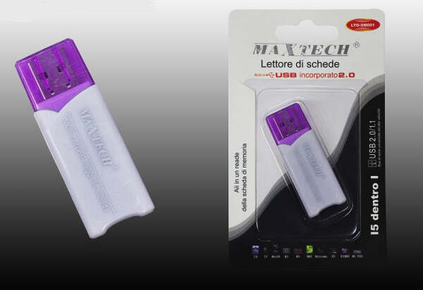Maxtech-Lto-sm001-Lettore-Di-Schede-Card-5in1-Usb-2.0-Ms-Sd-Mmc-Tf-Ad-Alta-Velocita'