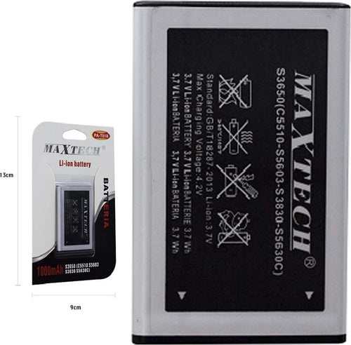 Maxtech Pa-t018 Batteria Li-ion 1000mah Compatibile Samsung S3650 Smartphone Ricambio Batterie per Cellulari Trade Shop italia - Napoli, Commerciovirtuoso.it