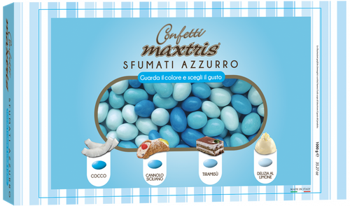 Confetti Maxtris Sfumati Azzurro 1KG