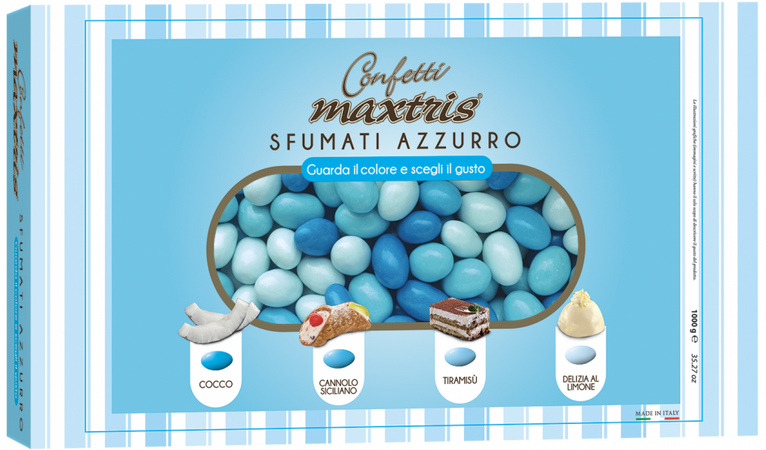 Confetti Maxtris Sfumati Azzurro 1KG