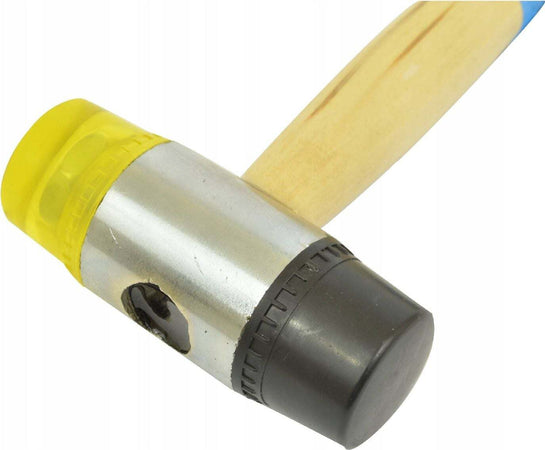 Mazzuola con testa in gomma di Ø 32 mm e manico in legno Fai da te/Utensili elettrici e a mano/Utensili a mano/Martelli e magli/Martelli da carpentiere La Zappa - Altamura, Commerciovirtuoso.it