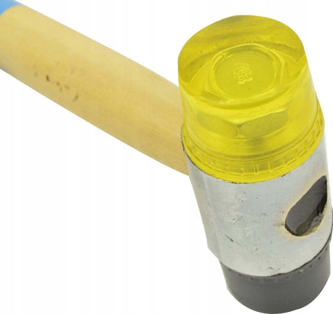 Mazzuola con testa in gomma di Ø 32 mm e manico in legno Fai da te/Utensili elettrici e a mano/Utensili a mano/Martelli e magli/Martelli da carpentiere La Zappa - Altamura, Commerciovirtuoso.it