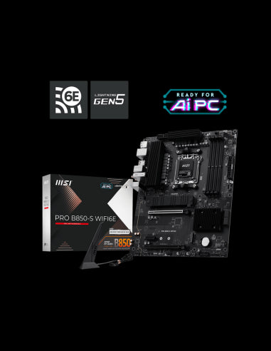 MB MSI PRO B850-S WIFI6E AM5