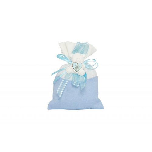 Sacchetto Nascita Bimbo con gessetto orso Cotone Harmony