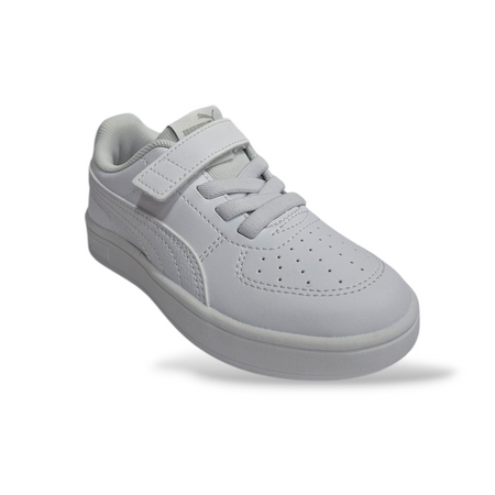Puma Rickie Sneakers Bambino Bianco – Stile Basket con Velcro | Taglie 28-35