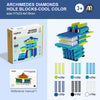 Blocchi Plastici Forati Blu Mideer