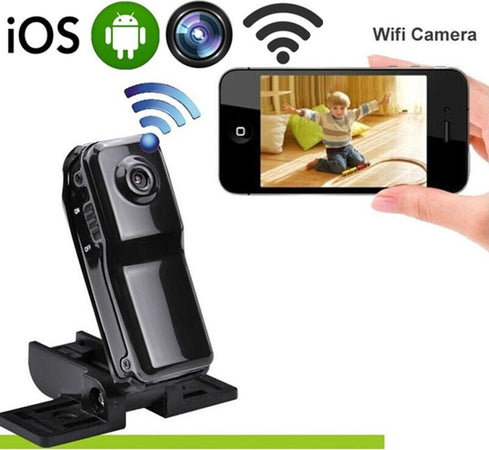 MD81 WiFi Camera Mini DV Wireless IP HD Micro spia nascosta registratore voce Fai da te/Sicurezza e protezione/Sistemi di sicurezza domestica/Kit video per la sicurezza domestica/Videocamere di sorveglianza/Microcamere spia Trade Shop italia - Napoli, Commerciovirtuoso.it