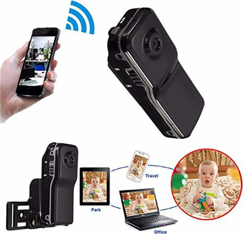 MD81 WiFi Camera Mini DV Wireless IP HD Micro spia nascosta registratore voce Fai da te/Sicurezza e protezione/Sistemi di sicurezza domestica/Kit video per la sicurezza domestica/Videocamere di sorveglianza/Microcamere spia Trade Shop italia - Napoli, Commerciovirtuoso.it