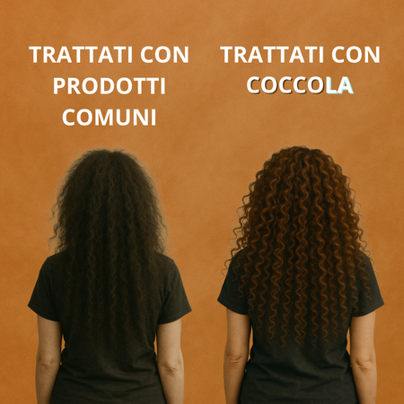 Coccola Maschera Capelli Ricci – Trattamento Professionale con Cheratina – Nutre, Districa e Idrata – Per Capelli Secchi, Crespi e Ribelli – 200ml – AlohaLabs
