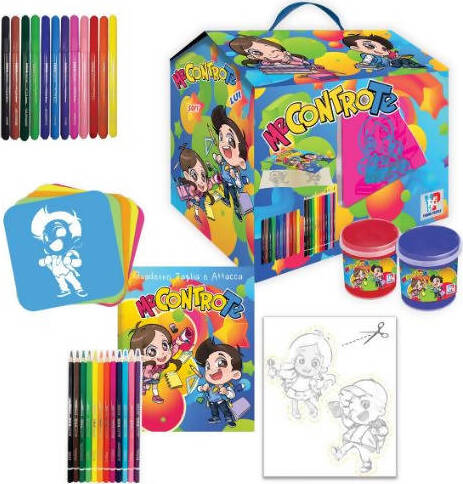 Me Contro Te Tinta Unita Gioco per Bambini Pennarelli e Colori Gioca Ritaglia Crea Casetta Colore Luì E Sofì Cancelleria e prodotti per ufficio/Scuola e materiale didattico/Decorazioni per la classe Cartoleria Deja Vu - Crotone, Commerciovirtuoso.it