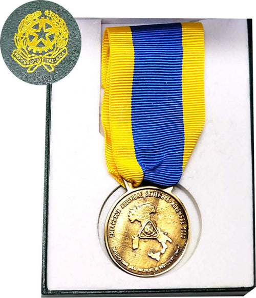 Medaglia Alluvione Del Po Con Scatola Repubblica Sport e tempo libero/Accessori/Trofei medaglie e premi/Medaglie Il Distintivo - Pesaro, Commerciovirtuoso.it