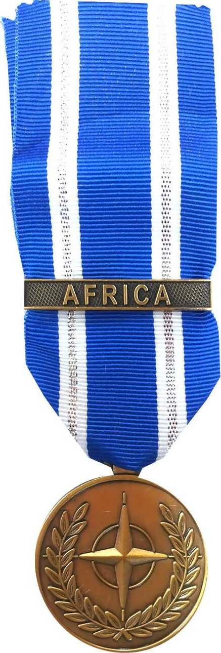 Medaglia Croce Africa Nato Sport e tempo libero/Accessori/Trofei medaglie e premi/Medaglie Il Distintivo - Pesaro, Commerciovirtuoso.it