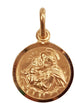 Medaglia Sant'Antonio in oro giallo 750 millesimi 18 kt Pendente Religioso Artigianale Made in Italy