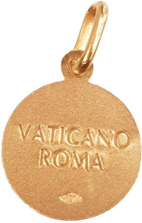 Medaglia Sant'Antonio in oro giallo 750 millesimi 18 kt Pendente Religioso Artigianale Made in Italy