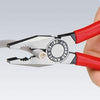 Pinza universale Knipex realizzata in acciaio con manici in resina
