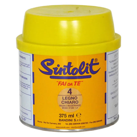 Sintolit stucco per riparazione legno chiaro e scuro ml 375
