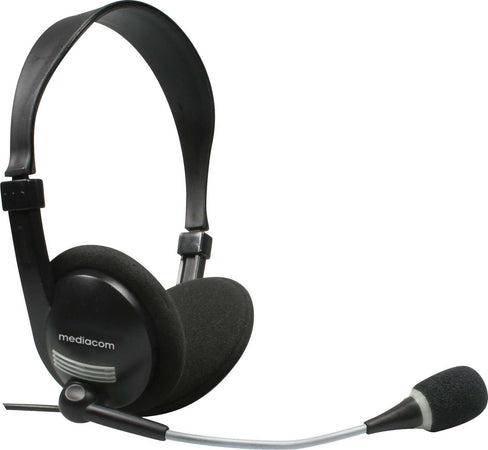 Mediacom Cuffia Stereo con Microfono AP855 Elettronica/Cuffie auricolari e accessori/Cuffie/Cuffie On-Ear Scontolo.net - Potenza, Commerciovirtuoso.it