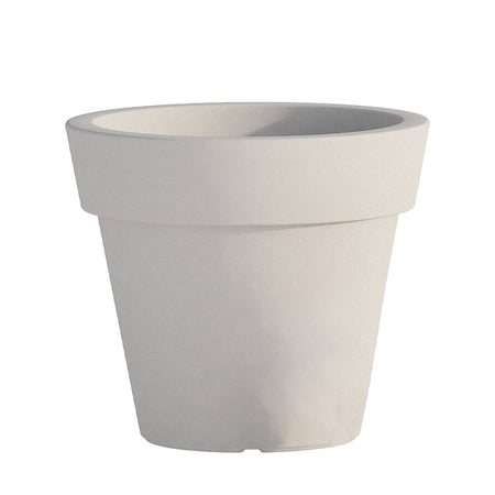 Vaso Cromia Gemma per piante decorazione tinta unita in resina "Made in Italy"