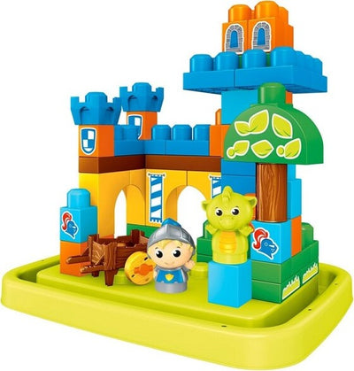 Mega-Bloks-Castello-Del-Drago-Con-Adesivi-+-Cavaliere-E-Drago-Giochi-Costruzioni