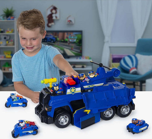 Mega Camion Della Polizia Paw Patrol 5 In 1 Di Chase Con Luci Ed Effetti Sonori Giochi e giocattoli/Veicoli/Macchine e camion/Veicoli da cantiere Trade Shop italia - Napoli, Commerciovirtuoso.it