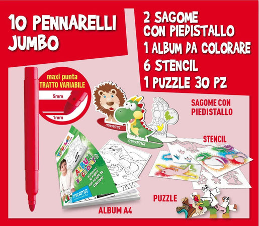 Mega Laboratorio di colorazione creativa Tricolor Mitama BABY Giochi e giocattoli/Attività creative/Accessori per disegnare e colorare/Pastelli Scontolo.net - Potenza, Commerciovirtuoso.it
