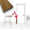 ***MEGA STOCK*** 2in1 MOSTRINA COPRIFILO BATTISEDIA in Fibra di legno 70X10 ROVERE Fai da te/Prodotti per la costruzione/Materiali da costruzione/Pavimenti/Materiali per pavimenti/Battiscopa Eternal Parquet - Ariano Irpino, Commerciovirtuoso.it