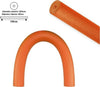 Mega-Tubo-Galleggiante-Piscina-ø10x100-Cm-Arancio-Esercizi-Giochi-Acqua-065241a