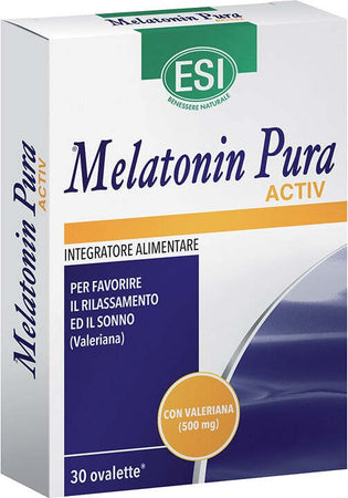Melatonin-Pura-Activ-integratore-alimentare-30-ovalette-ESI