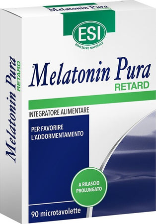 Melatonin-Pura-Retard-integratore-alimentare-90-microtavolette-ESI