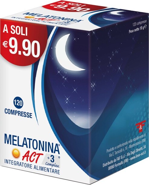 Melatonina-Act-+-3-complex-integratore-alimentare-120-compresse