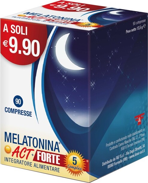Melatonina-Act-+-forte-5-complex-integratore-alimentare-90-compresse