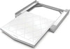 Meliconi-Torre-Square-L60,-Kit-Sovrapposizione-Universale-con-Ripiano-Estraibile