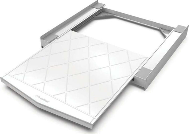 Meliconi-Torre-Square-L60,-Kit-Sovrapposizione-Universale-con-Ripiano-Estraibile