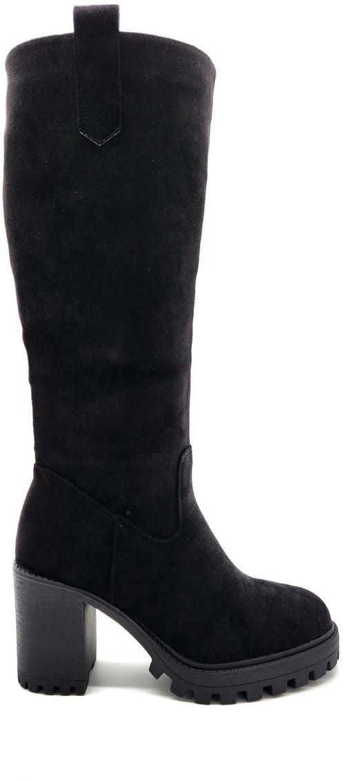 Melissa - Stivali donna tacco alto in ecopelle nero