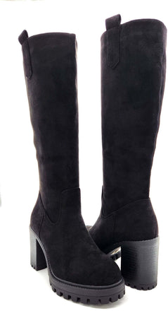 Melissa - Stivali donna tacco alto in ecopelle nero