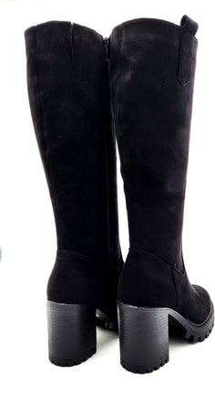 Melissa - Stivali donna tacco alto in ecopelle nero