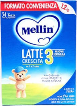 MELLIN 3 Latte in Polvere 1200gr Latte Artificiale Per Svezzamento Mellin 3 Latte in Polvere di Crescita Latte in Polvere Sanitaria Gioia del Bimbo - Villa San Giovanni, Commerciovirtuoso.it