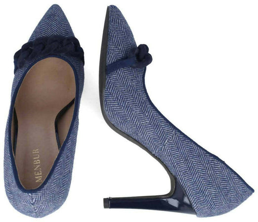 Membur Décolleté Donna in Camoscio a Punta Scarpe Con Tacco 8,5 Cm Collezione Aut-Inv 2022/23