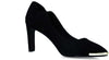 Membur Décolleté Donna in Camoscio Scarpe Con Tacco 7 Cm Suola in Gomma Collezione Aut-Inv 2022/23